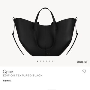 Polene Black Tote Cyme